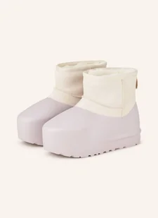 Ugg Botki Classic Mini Pumped weiss - Botki damskie - miniaturka - grafika 1