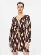 Sukienki - ONLY Sukienka codzienna 15306566 Brązowy Regular Fit - miniaturka - grafika 1