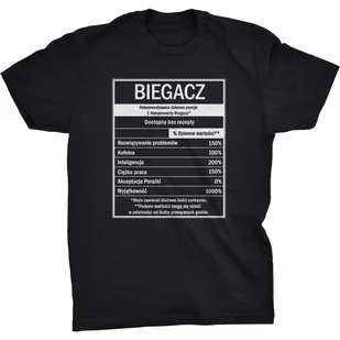 Etykieta GDA Biegacz Koszulka Dla Biegacza - Koszulki męskie - miniaturka - grafika 1