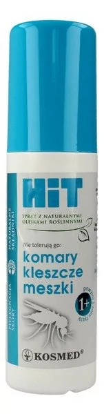 KOSMED Hit Spray odstraszający na komary kleszcze i meszki 100ml