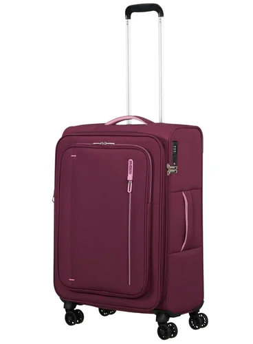 Walizka średnia American Tourister Cloudrider M Exp - iced berry