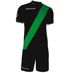 Givova, kit plate wielokolorowa czarny/zielony L - Zestawy męskiej odzieży sportowej - miniaturka - grafika 1