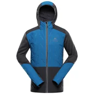 Bluzy sportowe męskie - Męska bluza Alpine Pro Gomar Rozmiar: XL / Kolor: niebieski - miniaturka - grafika 1