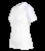 Koszulki jeździeckie - Koszulka funkcyjna ELT Zip-Shirt Nancy biała, rozmiar: M - miniaturka - grafika 1