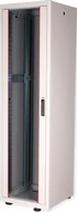 Szafy rack - Szafa Roline ROLINE Netzwerkschrank Basic 48,26cm 19Zoll 42 HE 600x600 BxT Glastor grau - miniaturka - grafika 1