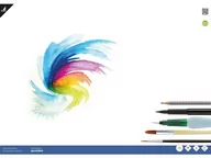 Podobrazia, bloki, papiery - Blok Aquarel A2 300G 12K Kangaro 3Z - miniaturka - grafika 1