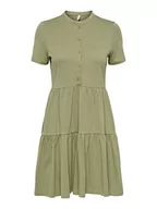 Sukienki - ONLY Women's ONLMAY S/S Placket Dress Box JRS, sukienka, Mermaid, XL, Mermaid, XL - miniaturka - grafika 1