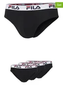 Majtki męskie - Fila Slipy (3 pary) w kolorze czarnym - miniaturka - grafika 1