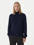 Swetry męskie - Calvin Klein Golf LV04LD317G Niebieski Regular Fit - miniaturka - grafika 1
