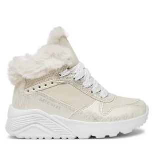 Botki Skechers Uno Lite - Comfurt Collar 310396L/NAT Écru - Buty dla dziewczynek - miniaturka - grafika 1