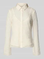 Bluzki damskie - Bluzka 2 w 1 o kroju regular fit - miniaturka - grafika 1