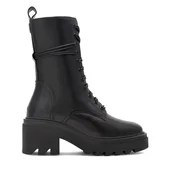 Botki damskie - Botki Gino Rossi RST-CIRCLE-01B Czarny - miniaturka - grafika 1