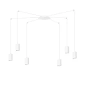 Lampy sufitowe - Emibig TRAKER 6 WH/WHITE 525/6 lampa wisząca 6x30W/GU10 IP20 525/6 - miniaturka - grafika 1