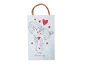 Dyplomy i okładki - TABLICZKA DO ZAWIESZENIA HAPPY VALENTINES DAY 20x30 - miniaturka - grafika 1