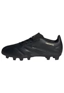 Piłka nożna - adidas Predator Club J Football Boots Flexible Ground, Buty piłkarskie na twardym terenie, Core Black/Carbon/Gold Met, 32 EU, Rdzeń Black Carbon Gold Met, 32 EU - miniaturka - grafika 1