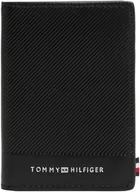 Portfele - Tommy Hilfiger Męski składany portfel TH Foundation AM0AM13511, czarny (czarny), OS, czarny (czarny), rozmiar uniwersalny - miniaturka - grafika 1