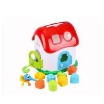 Sorter kształtów domek edukacyjny z kluczami Technok 6719 - Sortery dla dzieci - miniaturka - grafika 1