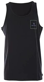 Koszulki i topy damskie - Rip Curl Corp ICON Tank top 2023 Black - grafika 1