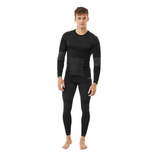 Zestaw męskiej bielizny termoaktywnej Viking Dante Set black - M - Bielizna sportowa męska - miniaturka - grafika 1