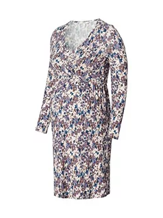 Sukienki - ESPRIT Maternity Damska sukienka Nursing Long Sleeve Allover Print Kleid, Blue-300, XS - grafika 1