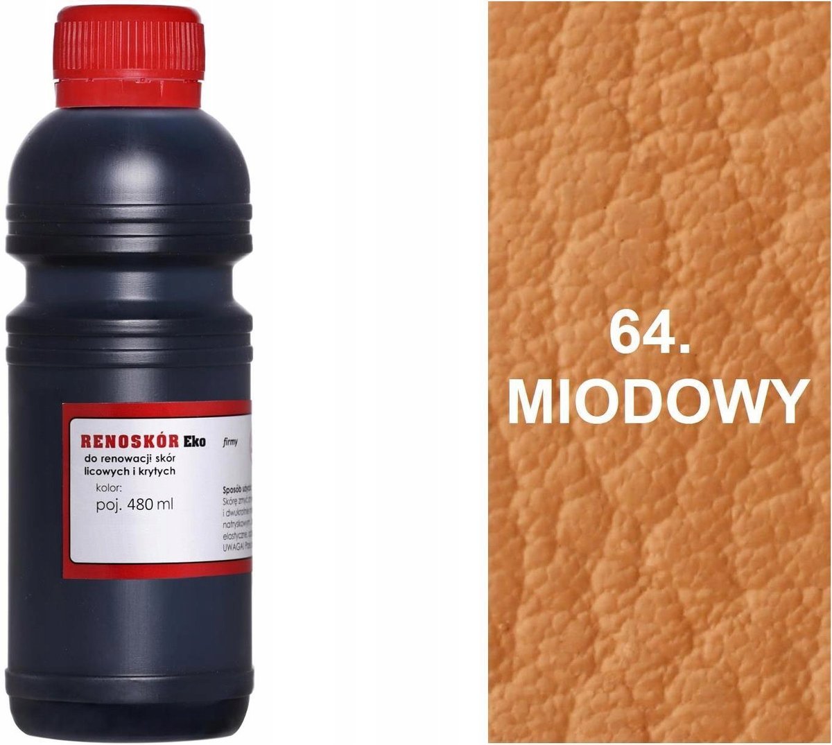 G12-85 MIODOWY 64 RENOSKÓR FARBA DO SKÓRY RENOWATOR KOLORU LAKIER WILBRA HQ