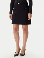 Spódnice - Guess Spódnica trapezowa W5BD61 KCMU2 Czarny Regular Fit - miniaturka - grafika 1