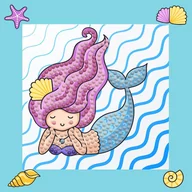 Prace ręczne dla dzieci - DIAMOND DOTZ, haft diamentowy, zestaw Mermaid Dreams - miniaturka - grafika 1