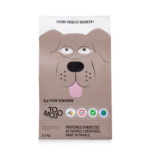 TOMOJO Senior - karma z bialka owadów dla starszych psów (2,5 kg) - Sucha karma dla psów - miniaturka - grafika 1