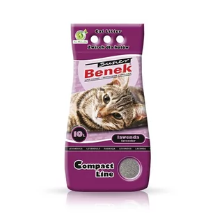 Certech Super Benek Compact Zapachowy Lawenda (ciemny fiolet) 10 l 3823 - Żwirek dla kotów - miniaturka - grafika 1