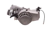Części motocyklowe - Silnik poziomy Mini-Cross, 60cc 2T, automat, srebrny - miniaturka - grafika 1