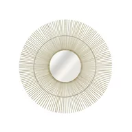 Lustra - Lustro w bambusowej ramie Bamboo okrągłe śr. 90 cm Inspire - miniaturka - grafika 1