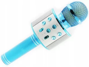 Xrec Mikrofon  Mikrofon Karaoke Głośnik Bluetooth Ws858 Niebieski SB4990 - Mikrofony estradowe - miniaturka - grafika 1
