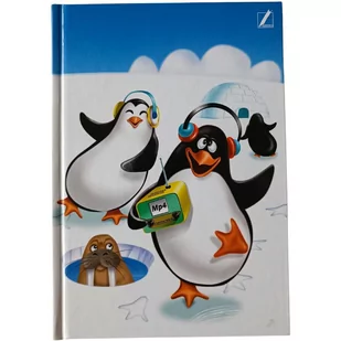 Brulion A5 96k. twarda oprawa kratka KRESKA - Notesy i bloczki - miniaturka - grafika 1