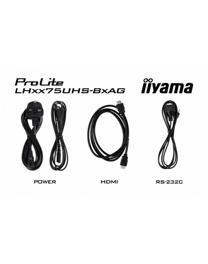 iiyama Monitor 65 '' LH6575UHS-B2AG,24/7,ANDROID.11,4K, WiFi, iiSignage2, FailOver, EShare, 24/7, full daisy chain