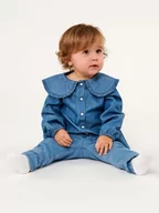 Spodnie i spodenki dla dziewczynek - Sinsay - Jegginsy - niebieski - miniaturka - grafika 1