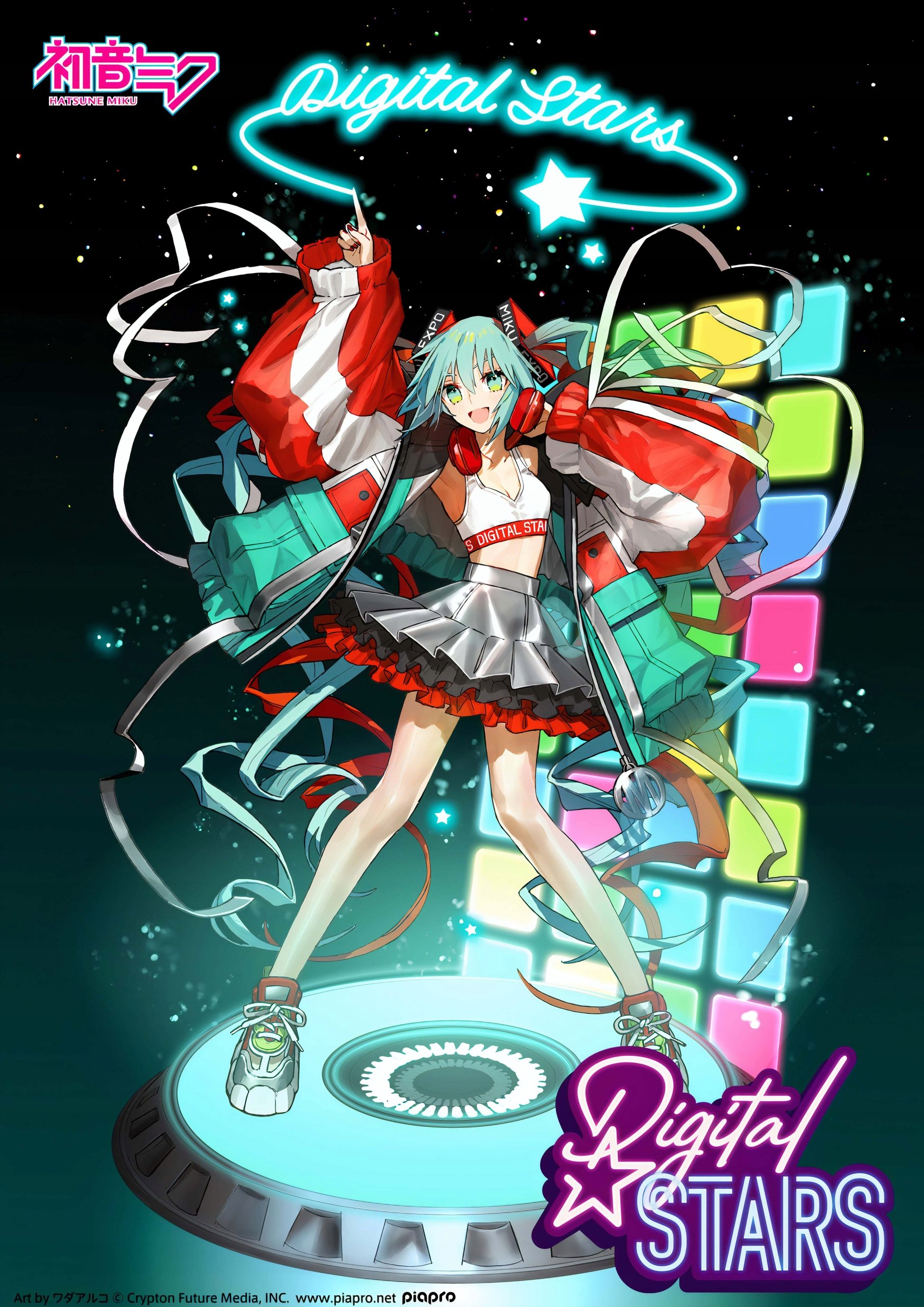Plakat A1 Vocaloid Hatsune Miku Digital Stars