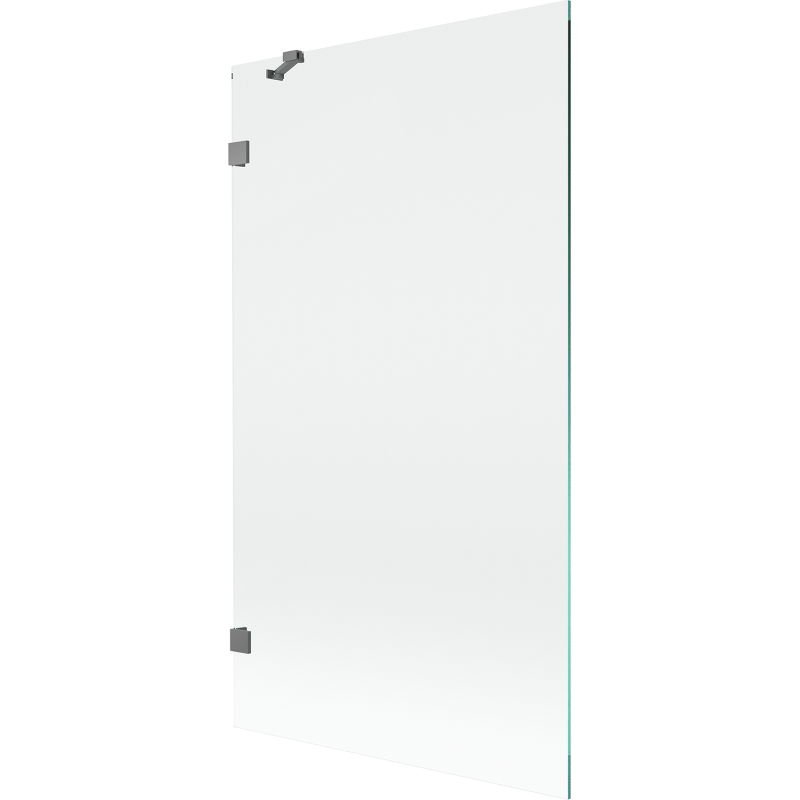 Mexen Lunar parawan nawannowy 1-skrzydłowy 100 x 150 cm, transparent, gun metal - 897-100-000-95-00