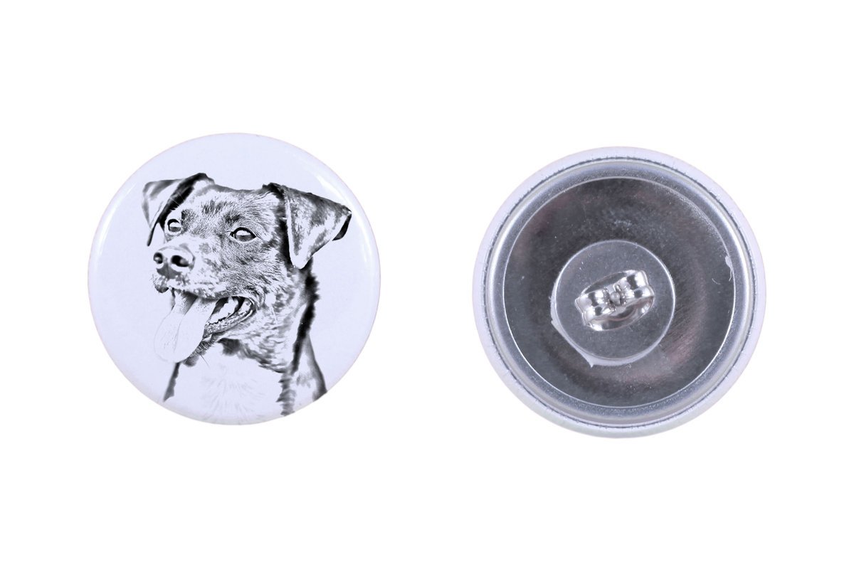 Duńsko-szwedzki pies wiejski - wyjątkowe kolczyki z psem, twój pupil na breloku, marka własna Art-Dog