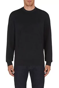 Armani Exchange Męska bluza z logo Embossed & Big on Tone, czarna, bardzo duża, czarny, XXL - Bluzy męskie - miniaturka - grafika 1