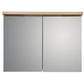 Szafki łazienkowe - Szafka lustrzana z oświetleniem Stilla 80 x 60 x 20 Nas - miniaturka - grafika 1