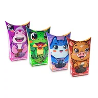 Klocki - Marioinex Mini Waffle Pocket Pets 4-pak żaba, płaszczka, dzik, ślimak - miniaturka - grafika 1