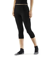 Legginsy - Falke Damskie legginsy Wool-Tech 3/4, czarne, M 33464 - miniaturka - grafika 1