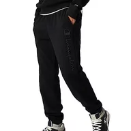 Spodenki męskie - Champion Męskie spodnie treningowe Rochester 1919, z logo Elastic Cuff, czarne, XL, czarny, XL - miniaturka - grafika 1