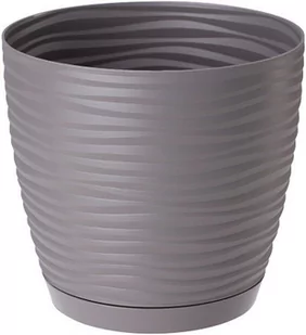 Doniczka z podstawką Sahara Petit 17 kamień FORM-PLASTIC - Donice - miniaturka - grafika 1