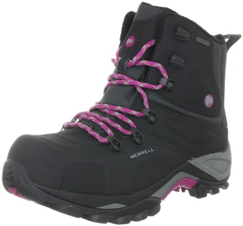 Merrell WHITEOUT 8 WTPF J55610 damskie śniegowce, czarny - Czarny Black Fushia - 36 EU Weit
