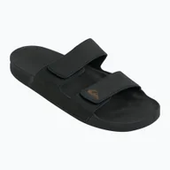 Klapki i japonki męskie - Klapki męskie Quiksilver Rivi Leather Double Adjust - miniaturka - grafika 1
