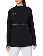 Bluzy damskie - NIKE Damska bluza treningowa Academy 21 Drill Top, damska, CV2653-010, czarny/biały/antracytowy/biały, XXS - miniaturka - grafika 1