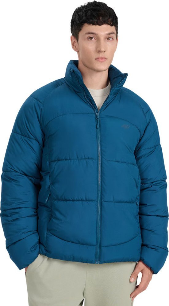 Kurtka męska 4f Kurtka puchowa męska 4F M0707 niebieska 4FRAW25TDJAM0707 30S XL