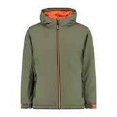 Kurtki i płaszcze dla chłopców - CMP - Wyściełana kurtka dziecięca ze stałym kapturem, Kaki, 98 - miniaturka - grafika 1