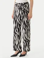 Spodnie damskie - Morgan Spodnie materiałowe 261-PCLAMY Kolorowy Regular Fit - miniaturka - grafika 1